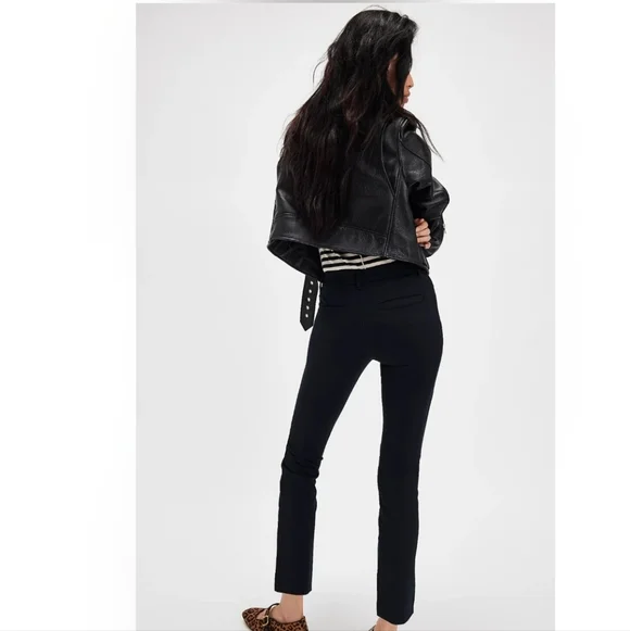 Free People Molly Slim Pants Size 4 - Tailored Fit - Picture 2 of 9